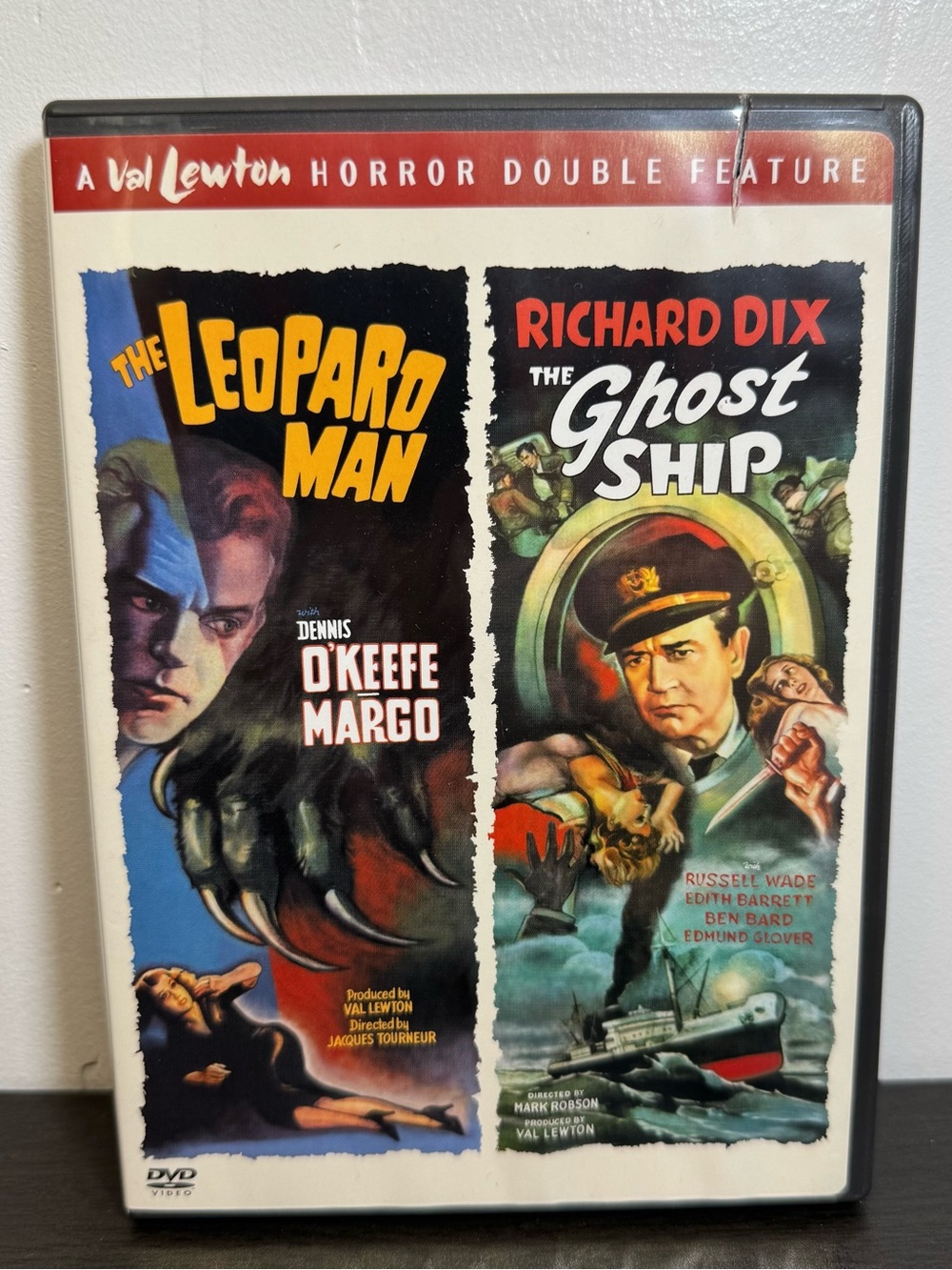 The Leopard Man / the Ghost Ship (DVD, 1943) Double Feature